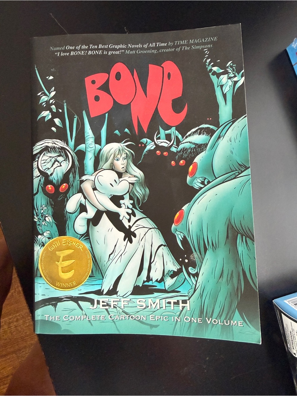 Bone by Jeff Smith Graphic Comic Novel — complete cartoon epic in one volume